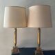 Paire de lampes style Empire en laiton