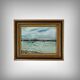 Painting “Petit Port Breton”, signed J.J Duboc – 1980