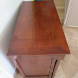 4-drawer chest of drawers - empire style - with detached columns - mahogany-bronze stain