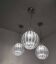 Set of 3 acrylic blade suspensions from the 70s
