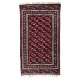 Vintage Uzbek Bukhara rug 122' x 213' 1960s - 1C1227