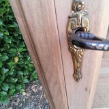 Showcase art deco wardrobe Parisian wood raw walnut