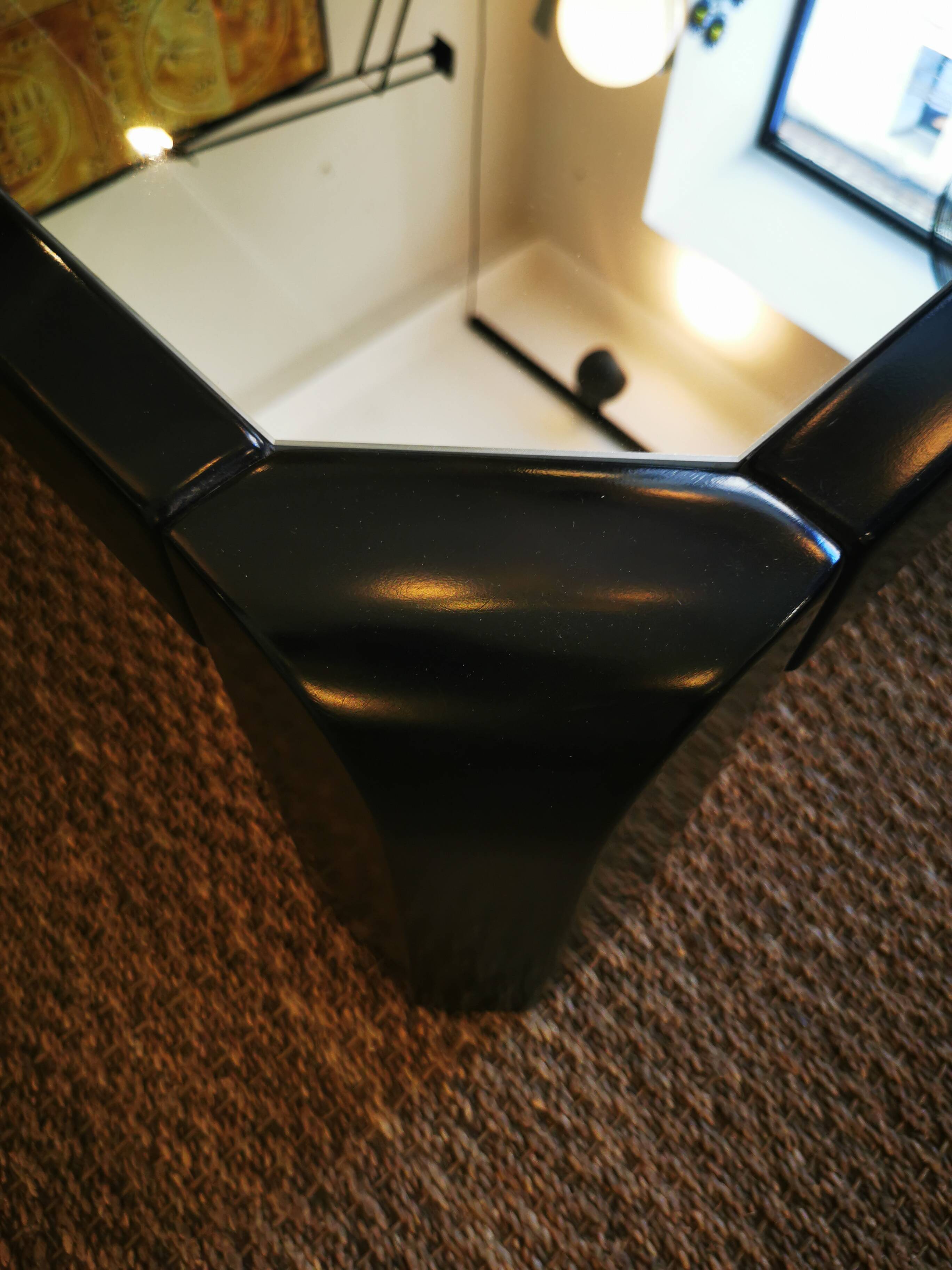 Table basse XL vintage italienne des années 70