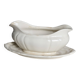 Saucière ancienne en faïence ivoire Villeroy & Boch