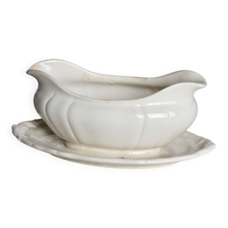 Antique ivory sauceboat Villeroy & Boch