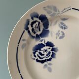 Set of 6 vintage plates in St Amand earthenware, made in France