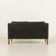 Stouby leather sofa, Denmark 1970s