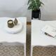 Duo concrete coffee table - Length 120 cm