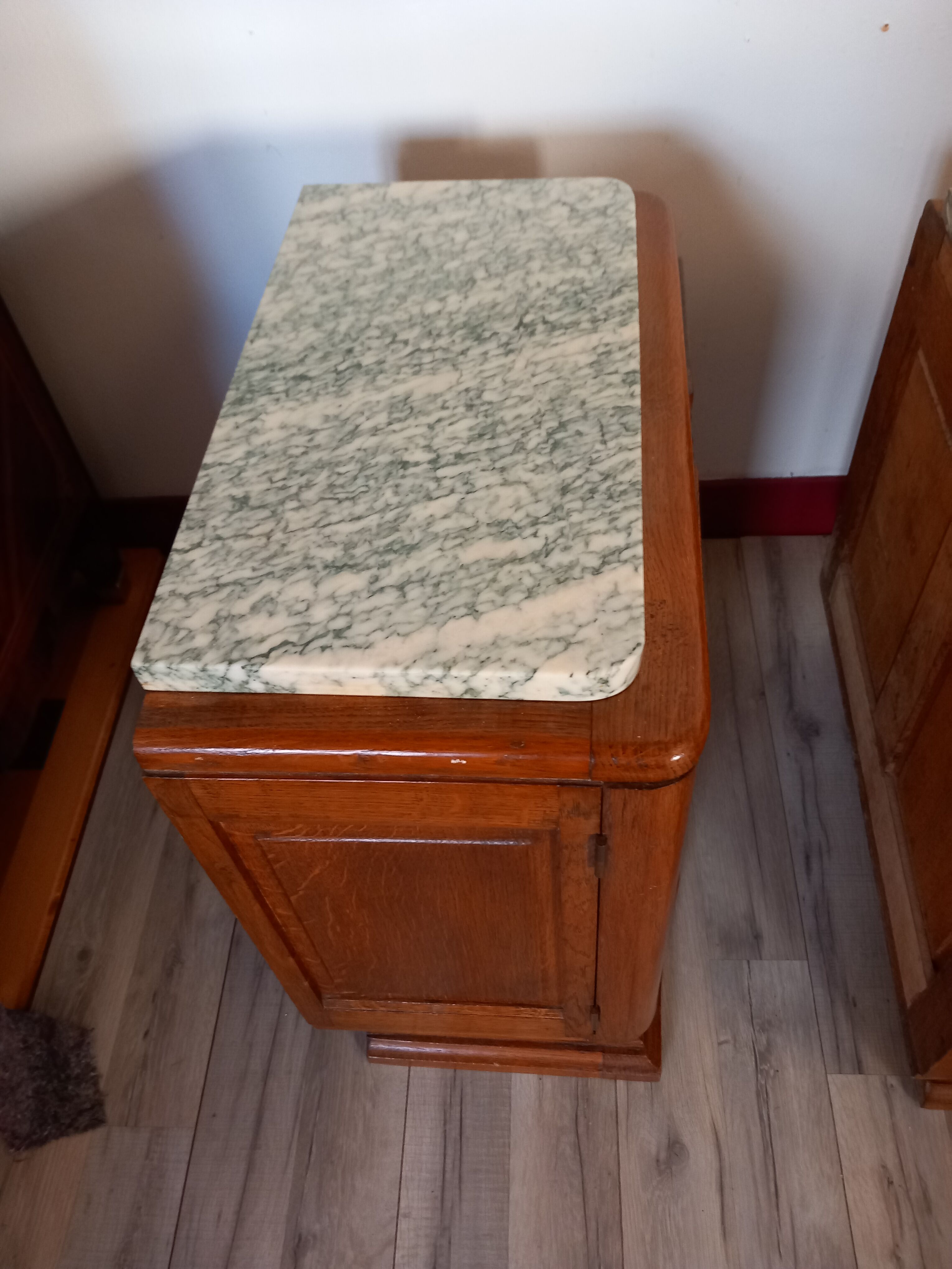 Pair of art deco bedside tables