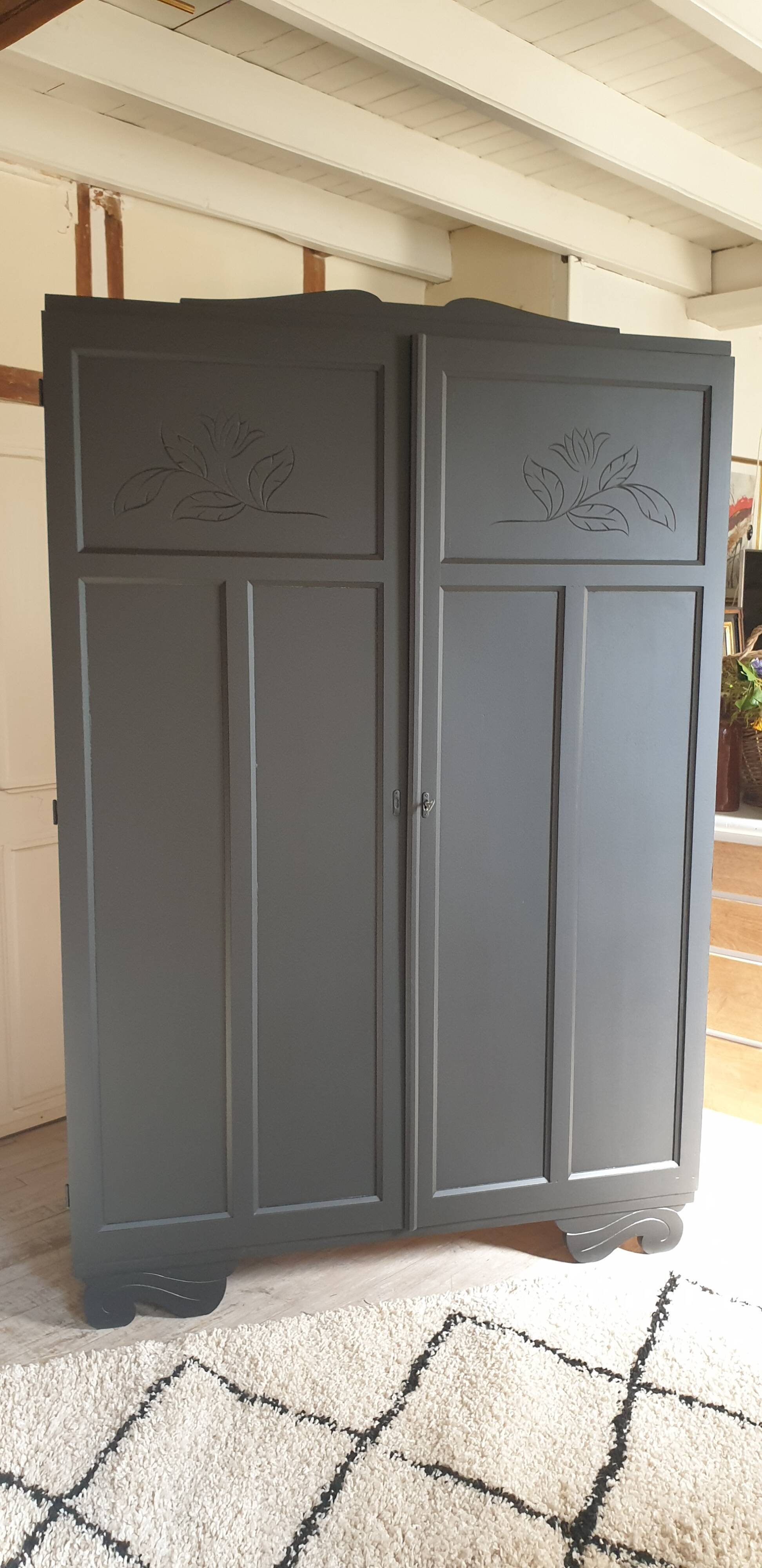Armoire penderie art déco