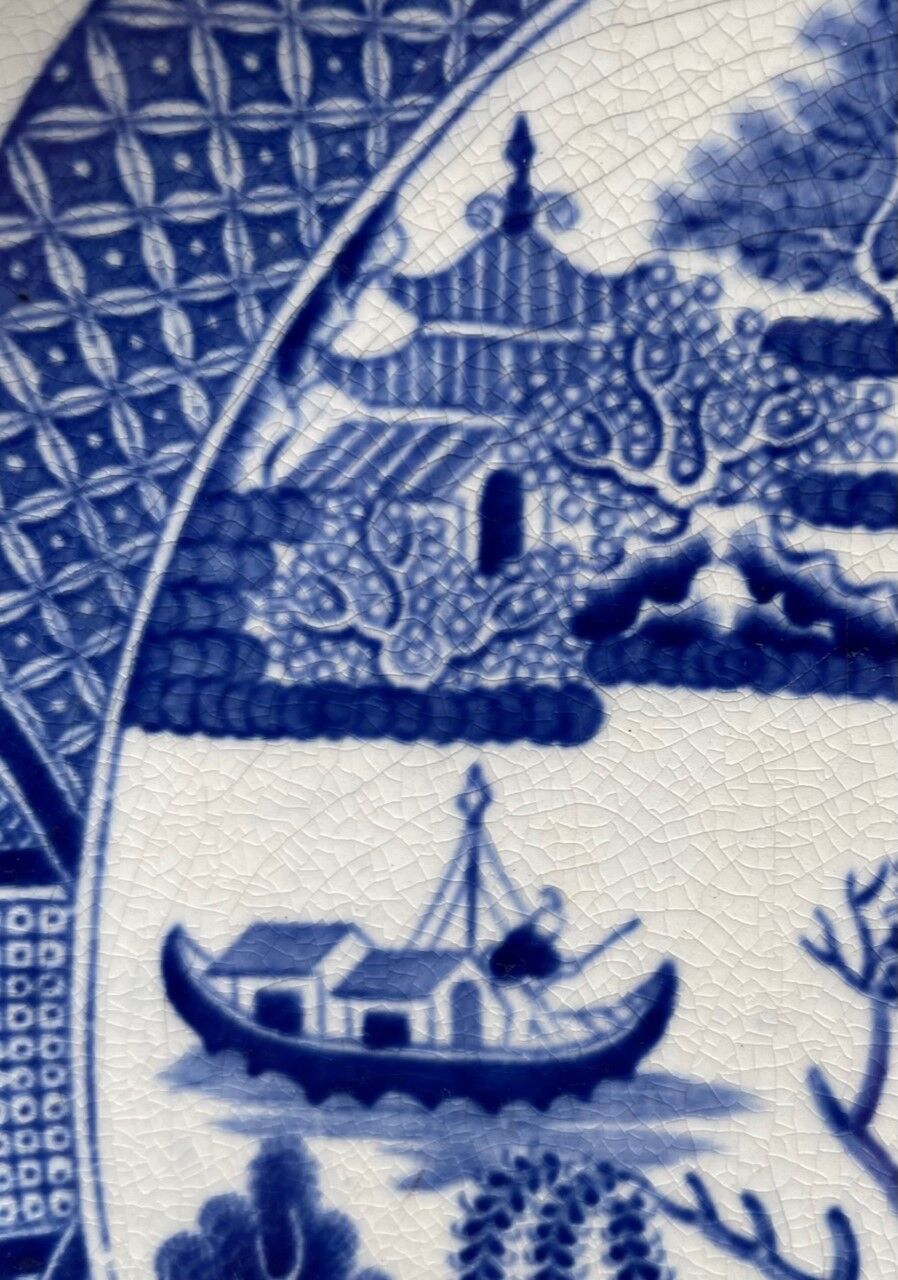 Justified plate China "Old Willow"