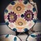 Set 4 flat plates Balkan Van Gogh