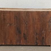 Glass sideboard in antique wood