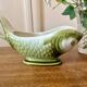 Vintage fish-shaped sauce boat Moulin des Loups
