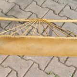 Bamboo and rattan wall shelf