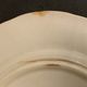 Rebus and dessert plate, in ancient Sarreguemines earthenware at the end of the 19th century