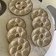 Set of 6 plates and 1 large oyster dish. Saint Clément.