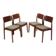 Set of four chairs, Danish design, 1970s, production: Denmark