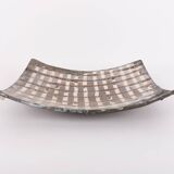 Sculptural ceramic dish plate, Sicily