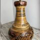 Pied de lampe en céramique à double éclairage