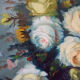 Still Life - bouquet of roses – oil on canvas framed by Pilar Benlloch