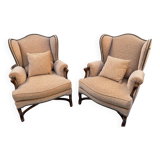 Pair of Bergère armchairs
