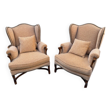 Pair of Bergère armchairs