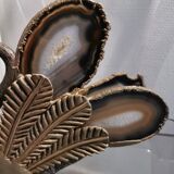 70 vintage mail swan with agate wings