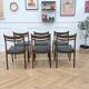 6 vintage teak chairs