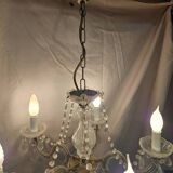 Vintage 5-arm tassel chandelier.