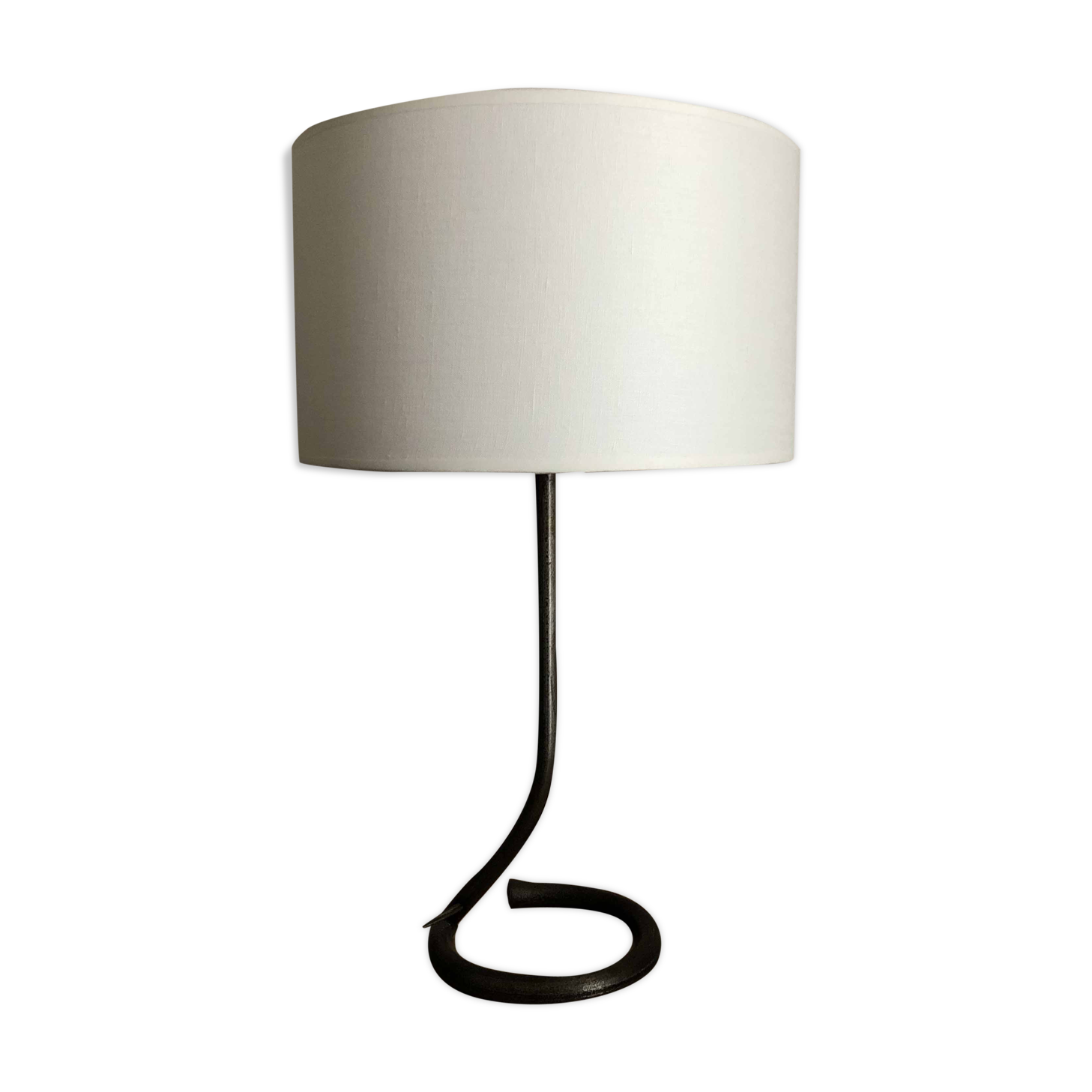 Wrought iron lamp from the 1950s