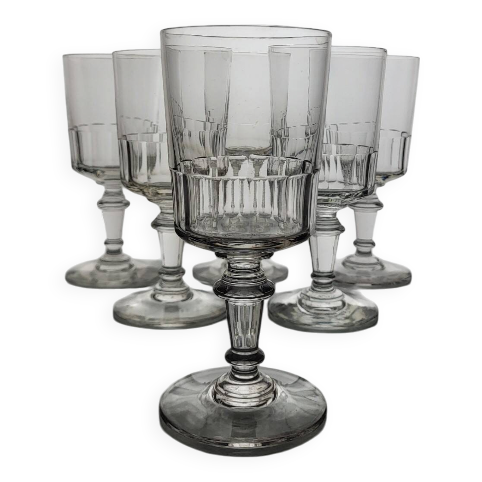 6 Verres à eau / vin modèle Mirabeau