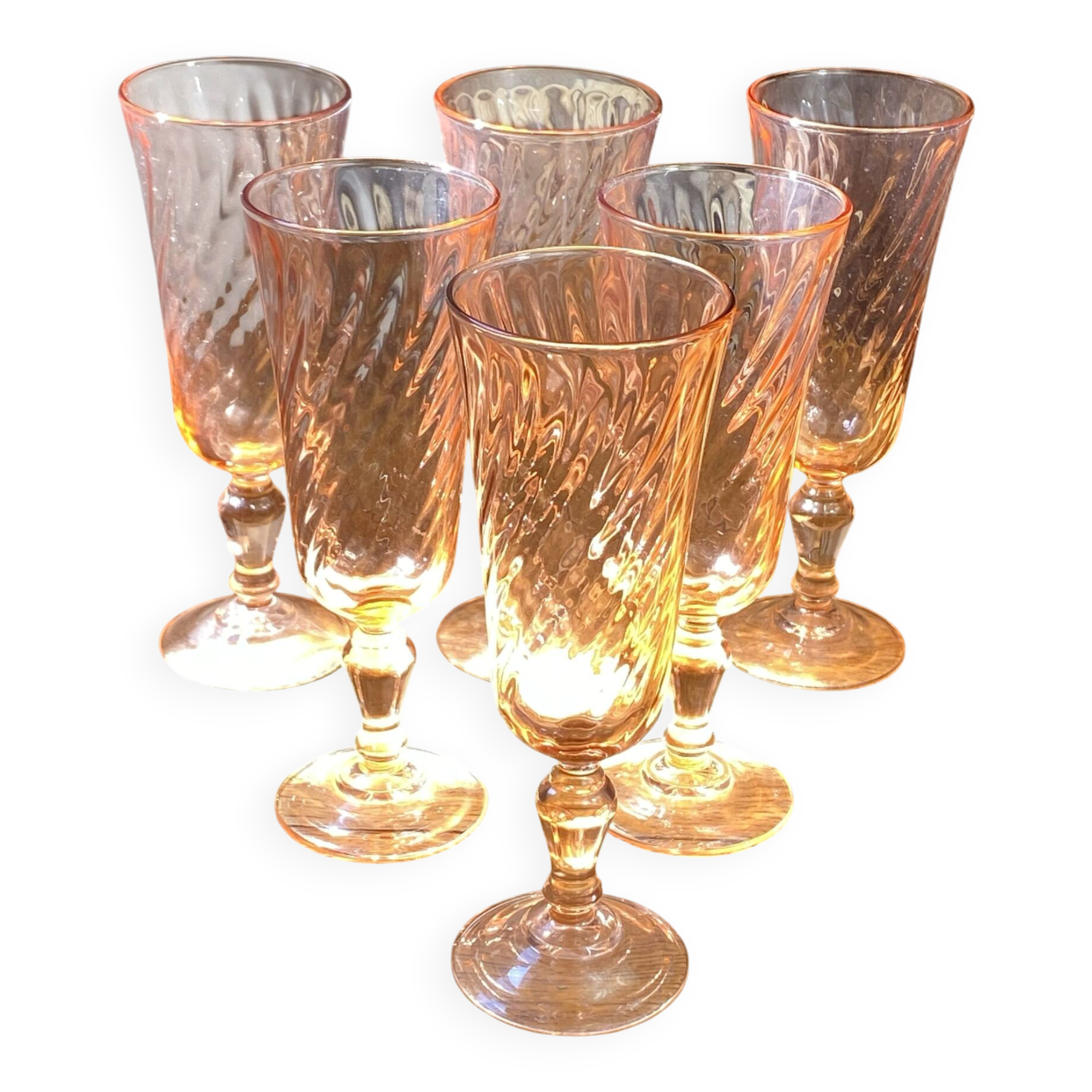 Flûtes à champagne, modèle Rosaline