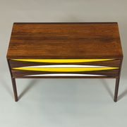 Palisander beside chest by Niels Clausen for N.C. Møbler