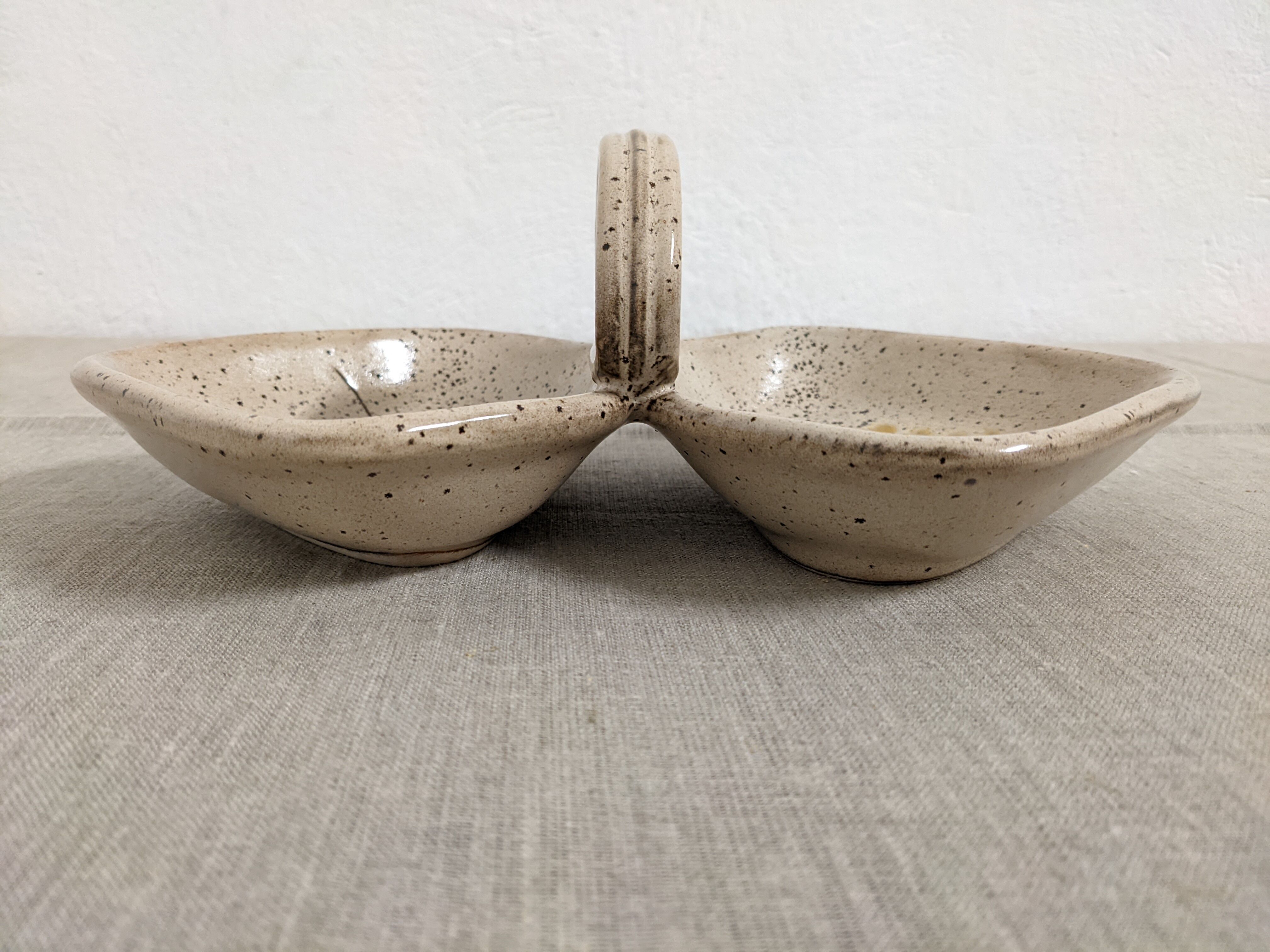 Ceramic ramequin of the 50s/60s The Caves of Dieulefit