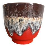 Fleur pot en fat lava, Allemagne de l'Ouest – Bay Keramik