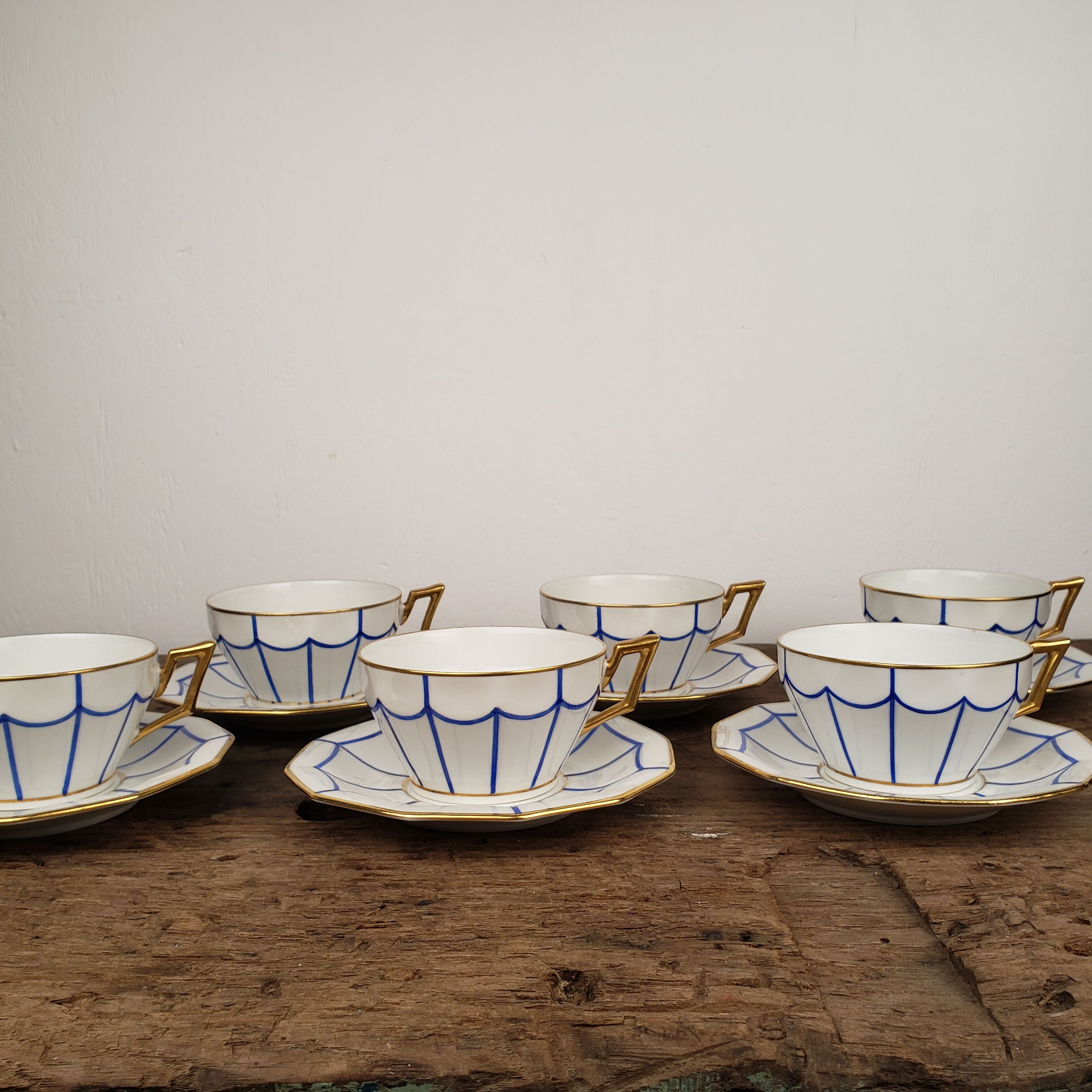Art Deco coffee service - Limoges porcelain