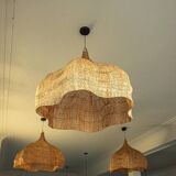 EGA raffia chandelier