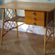 Bureau en rotin de Louis Sognot