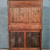 Notary's furniture: Napoleon III period mahogany cabinet