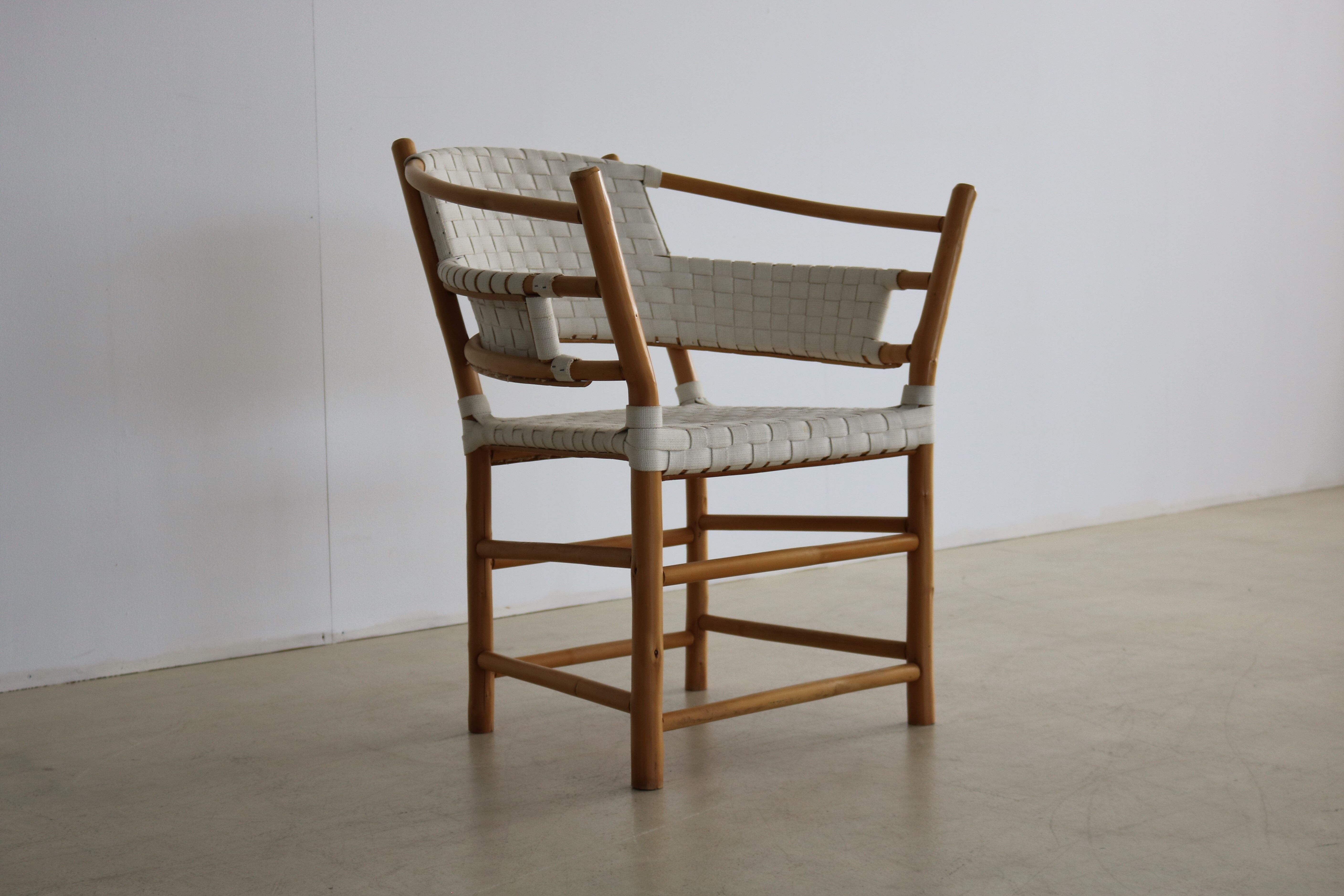 Vintage danish bamboo chair