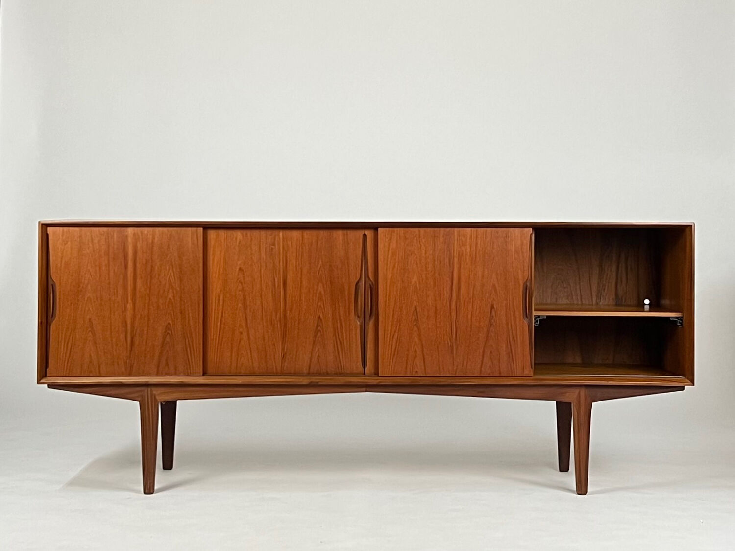 Knud Nielsen teak sideboard #42 vintage 60s mid-century Danish design