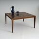 Table basse en teck et cuivre de style mid-century moderne par Severin Hansen