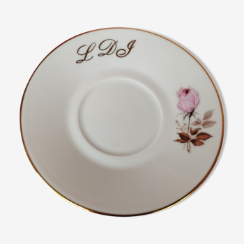 Limoges porcelain saucer