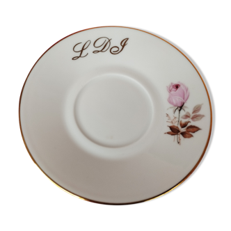 Limoges porcelain saucer