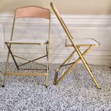 Chairs folding vintage restored
