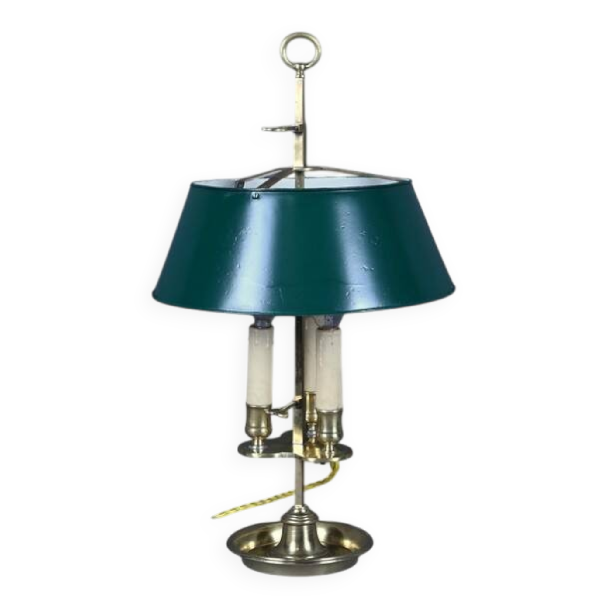 Lampe bouillotte en laiton, style Empire – fin XIXe