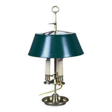 Brass bouillotte lamp, Empire style – late 19th century