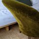 Napoleon III velvet toad armchair