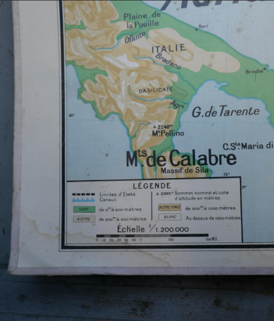 School poster of the Balkan states Vidal Lablache No.33